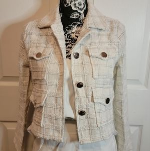 NWT HELLO Blazer White